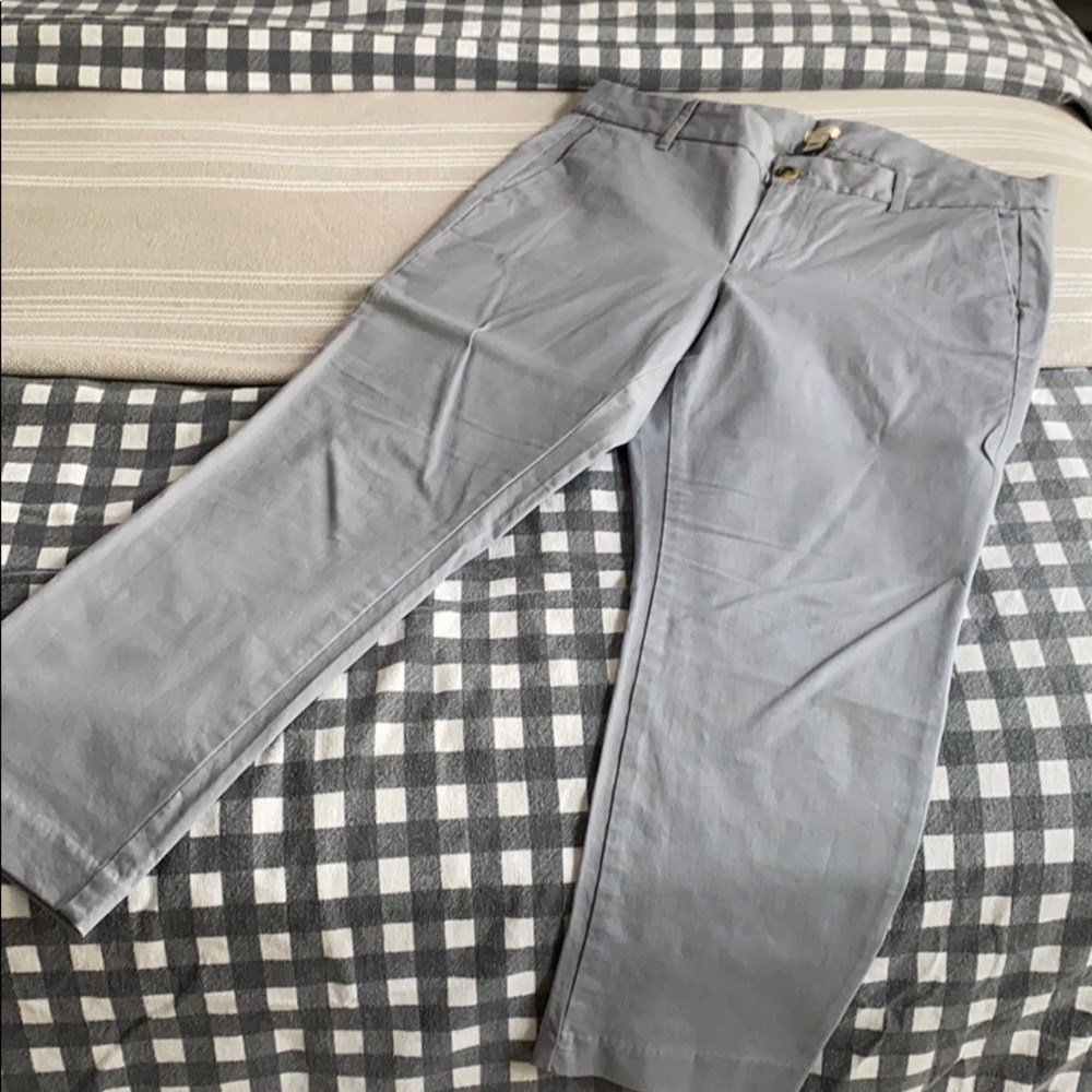 EUC J Crew grey chinos
